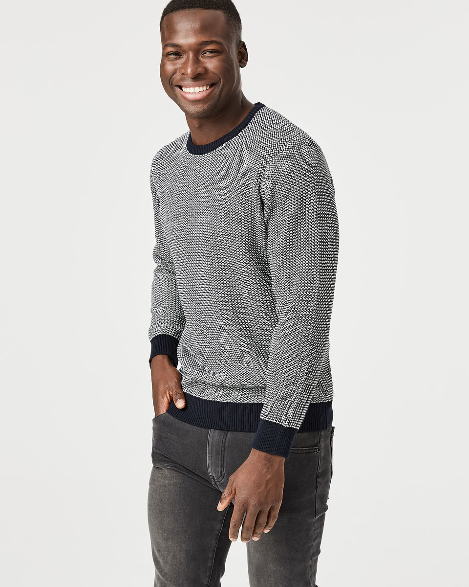 Tanny Knitwear, Navy/White, hi-res
